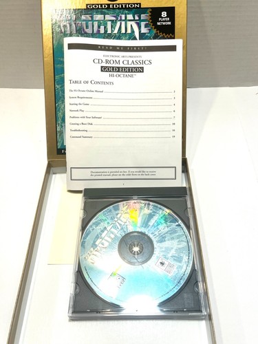 Hi-Octane PC CD-ROM Classics Computer Game Bullfrog Big Box Vintage Racing 1995 - Picture 4 of 7