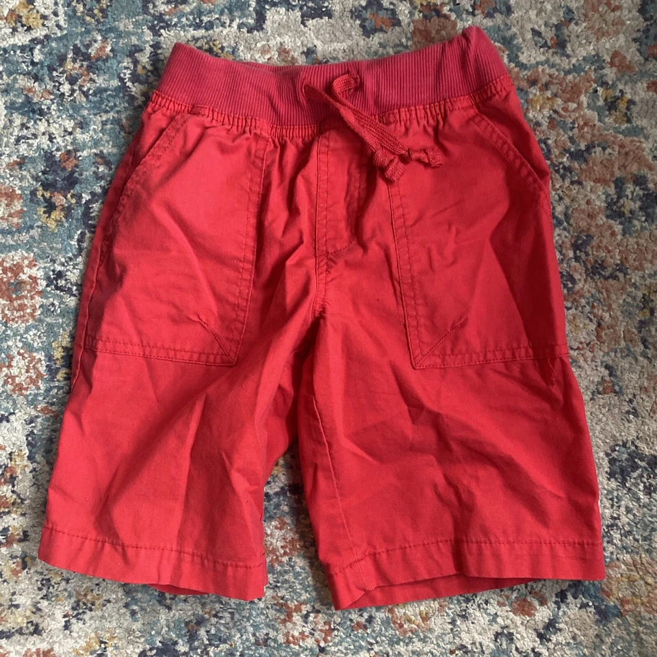 Conjunto de pantalones cortos y camisetas Faded Glory para niños talla 6-7 rojo blanco azul patriótico Foto 4 de 4