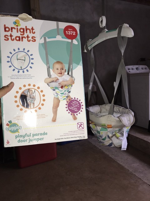 bright starts taggies door jumper