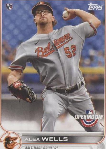 2022 Topps Opening Day - Alex Wells #23 - 1 of 1