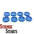 Resin 28mm Sci-Fi Plated Hex Windows Terrain Greebles Scenery Building Bits