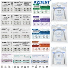 AZDENT Dental Orthodontic Brackets Brace/Rectangular Natural Form Niti Arch Wire