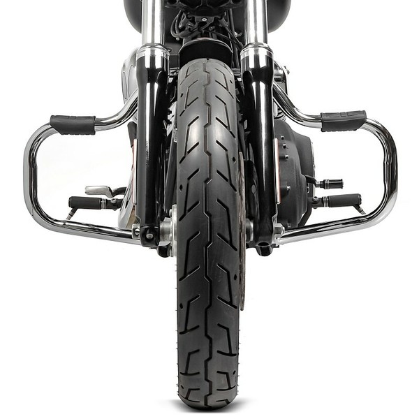 SturzbüGel FüR Harley Davidson Dyna Switchback 12-16 Craftride Mustache Chrom-image