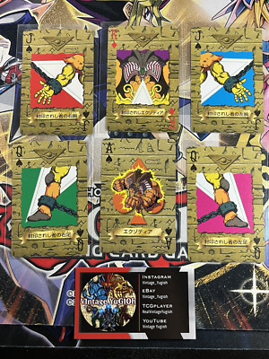 Yugioh 1998 TOEI Exodia Complete Set Poker Card NM | eBay