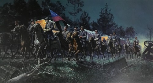 Mort Kunstler Lee Takes Command AP Signed/Numbered L/ED Print - 第 3/6 張圖片