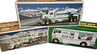 Hess 2018 Truck, ATV, M/bike, 2014 Truck, Space Cruiser 2008 Truck, Front Loader — photo 2