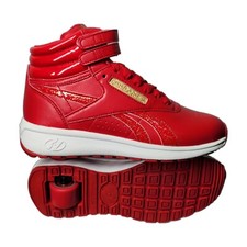 Heelys x Reebok Hi Top Skate Shoes -Size UK 1/2 - Red - SALE