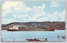 Postcard Esso Tanker Karachi Bucksport Maine