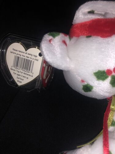 ty Beanie Babies Christmas Bear 1998 Holiday Teddy Jingle Bears with Tag - Picture 5 of 5