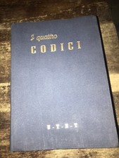 I quattro codici. Ed. Utet