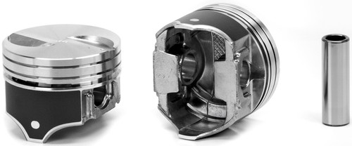 SILVOLITE Hypereutectic Flat Top Pistons Set/8+CAST Ring for Ford BB 460 +.030 - Picture 6 of 7