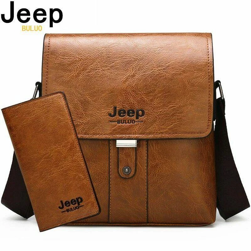 Carteras Para Hombre De Cuero Con Billetera Bolsos De Hombro
