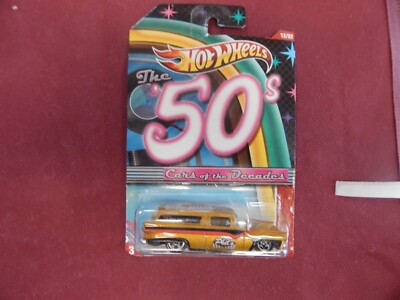Hot Wheels Cars Of The Decades the 50's 8 Crate #12/32 Gold 5SP Wheels