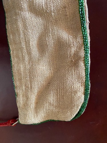 Valentino Garavani Designer Hand Beaded Purse with Alligator Strap Red - Picture 8 of 11