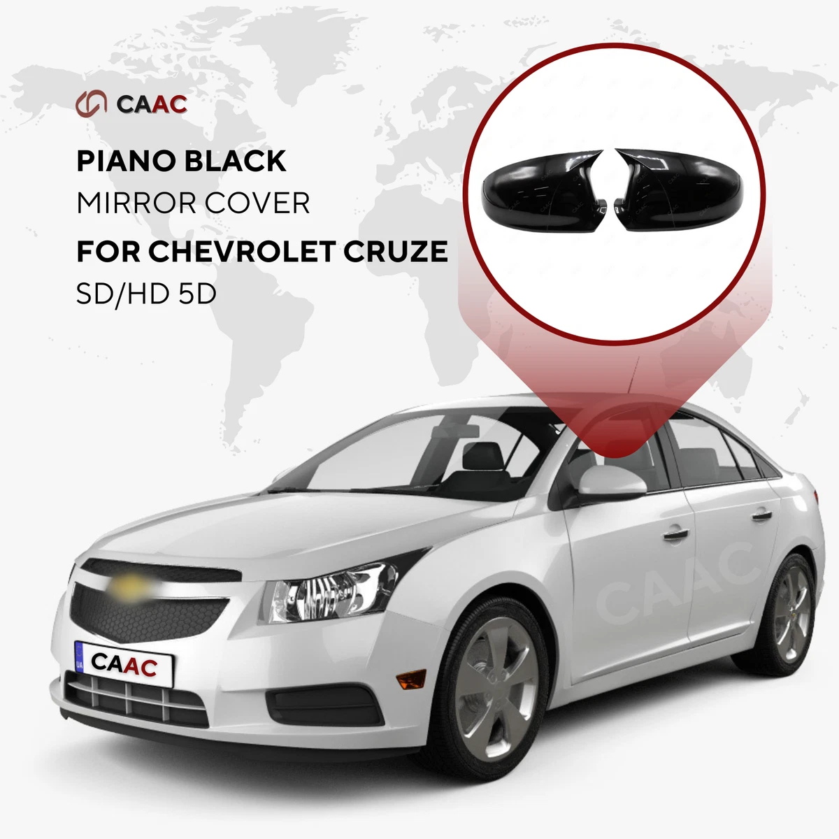 2016 chevy cruze mirror cover deals