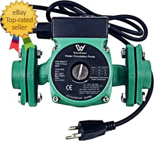 110V Circulation Pump 130W 13 GPM Hot Water Recirculating Pump 3 Speed Switchle