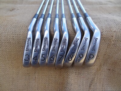 Spalding Greg Norman Stainless Blades 3-PW Iron Set ⛳ Steel
