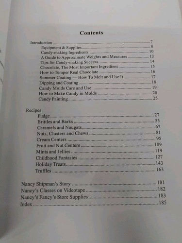 NANCYS CANDY COOKBOOK: HOW TO MAKE CANDY AT HOME THE EASY WAY By Nancy Shipman - Imagen 8 de 11