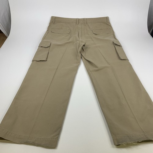 Polo Jeans Company Ralph Lauren pantaloni cargo uomo 40x32 marrone carpentiere cargo vintage - Foto 8 di 13