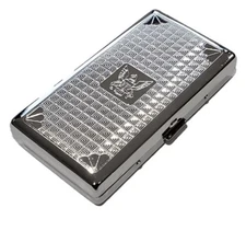 Cigarette Case Victorian Style Metal Holder for Regular, King and 100's Size Poc