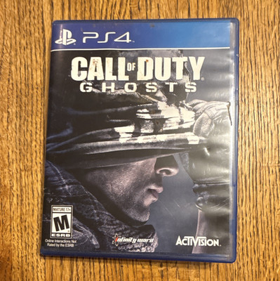 Activision Call of Duty: Ghosts PS4 M Shooter 2013 Multiplayer Disc Case Manual