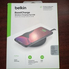 Belkin Boost Charge 10W Wireless USB Charging Pad - Black NEW