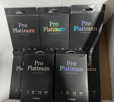 Canon Pro Platinum High-Gloss Photo Paper (8.5x11'') 20 Sheets NEW/NOS LOT 8