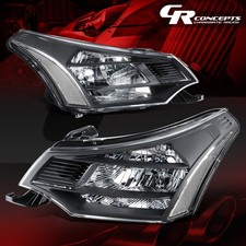 Pair Black Clear Oe Style Headlight Lamps For 2008-2011 Ford Focus Sedan Coupe Pair Black Clear Oe Style Headlight Lamps For 2008-2011 Ford Focus Sedan Coupe