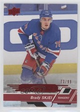 2018-19 Upper Deck Overtime Red Foil 73/99 Brady Skjei #11 2d8