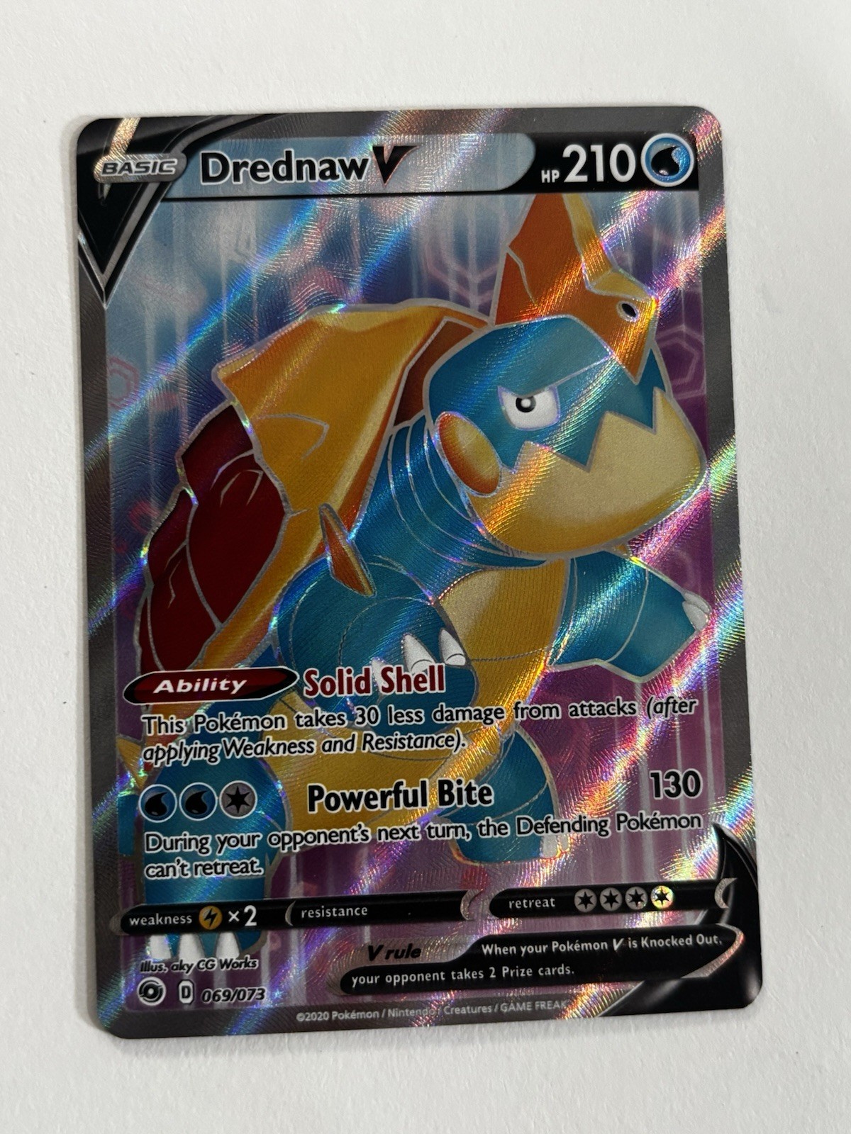 Drednaw V (Full Art) 69/73 Champions Path Holo