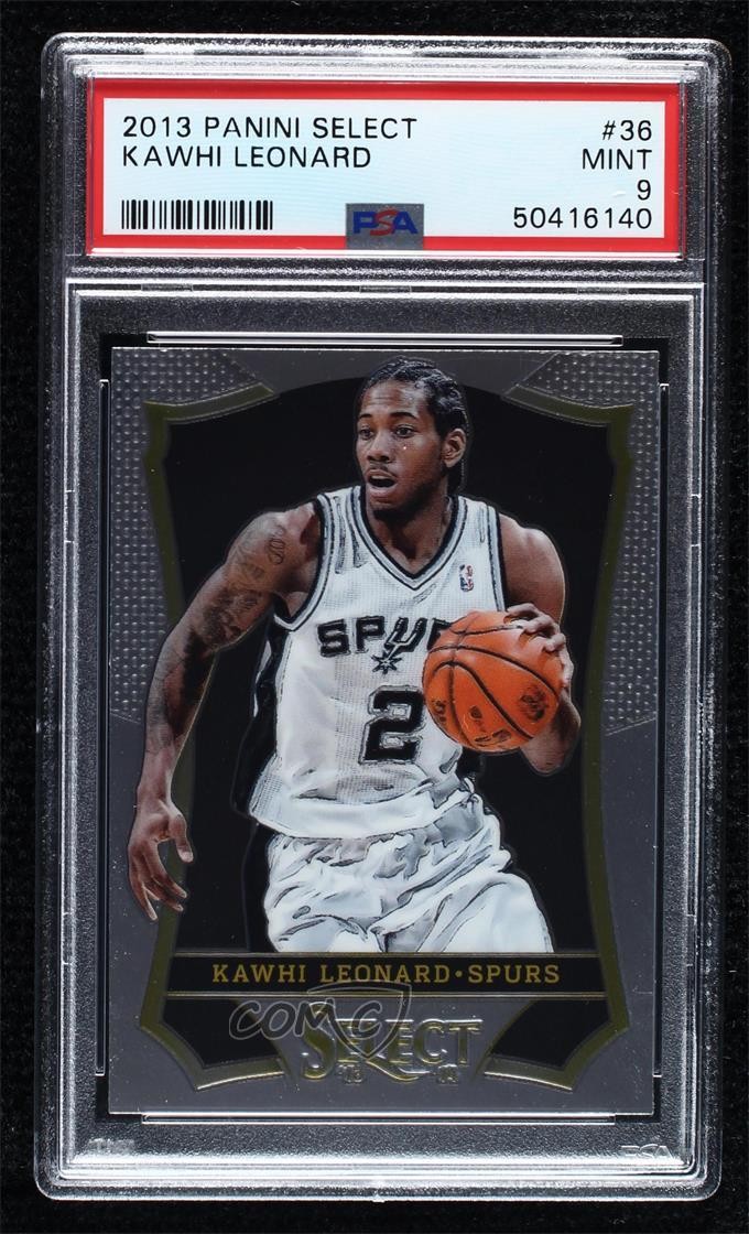 2013-14 Panini Select Kawhi Leonard #36 PSA 9 MINT 09iq