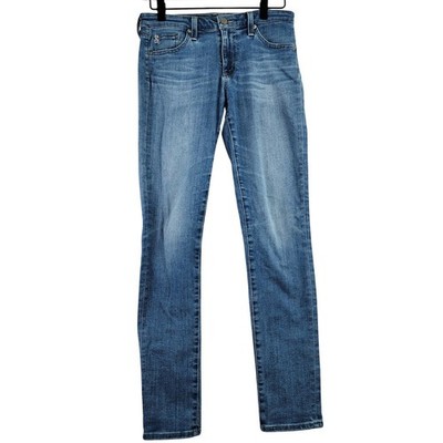 AG Adriano Goldschmied The Prima Cigarette Leg Jeans 26R Blue Excellent BW20475