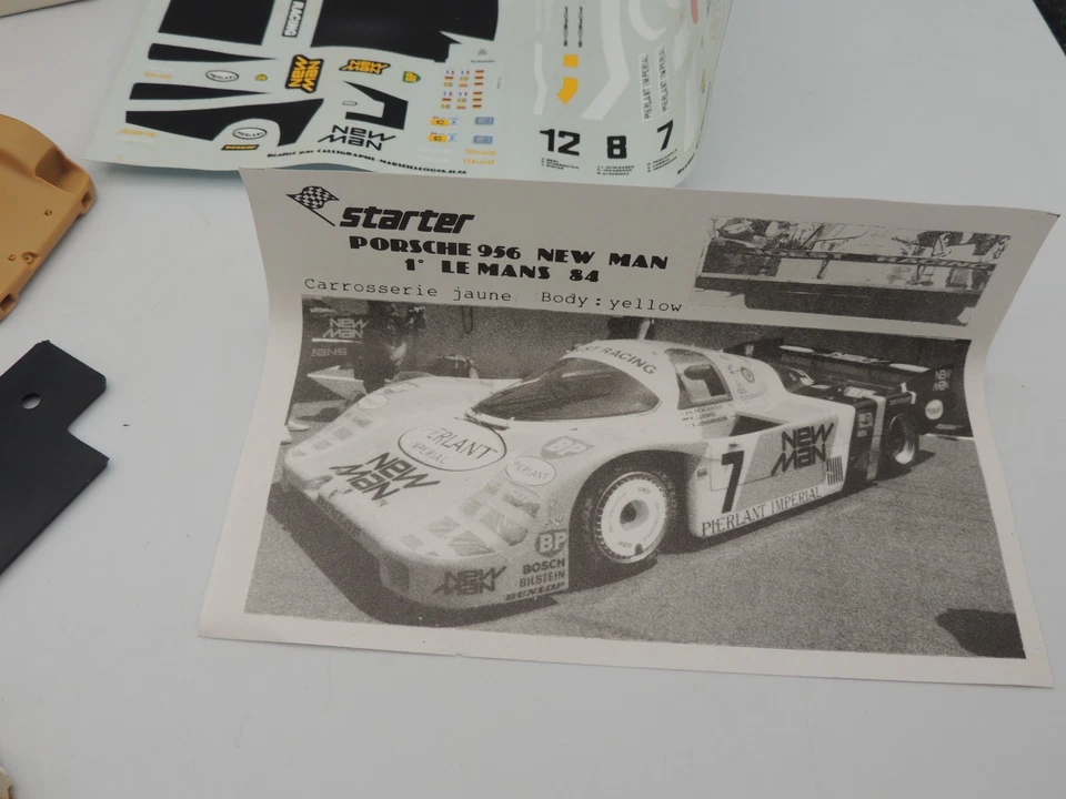 Starter - Kit Résine Porsche 956 New Man Le Mans 1984 - Miniature 1/43 - Photo 3/4