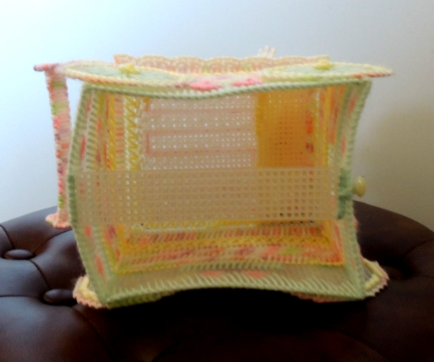 New Handmade Tissue Box Cover/Baby Buggie