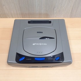 Japanese SEGA SATURN Console with 2 controllers, 5 Games tested working