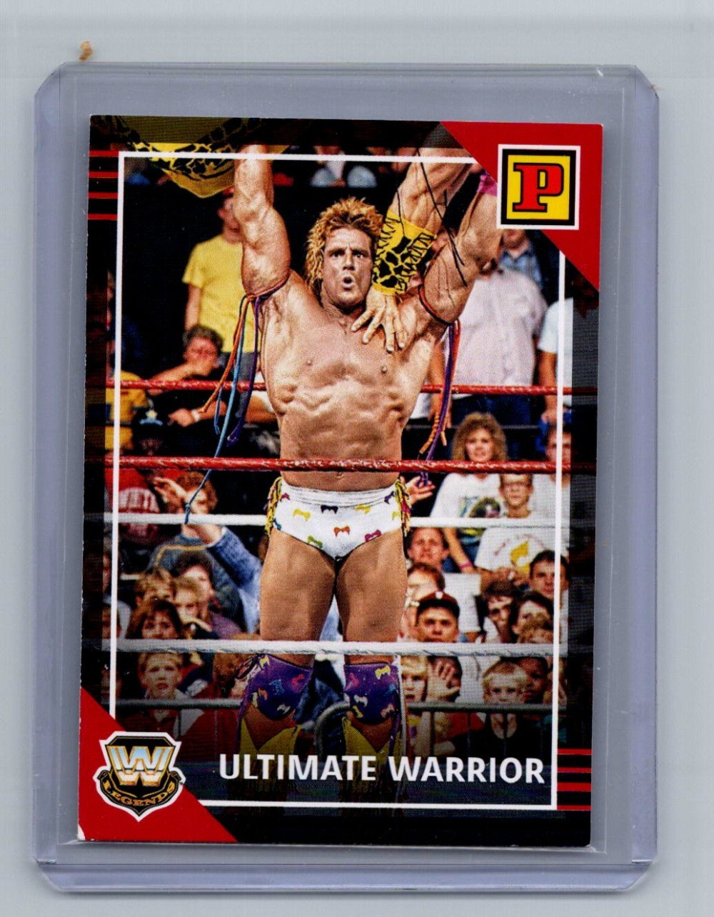 2022 WWE Panini  Legends Ultimate Warrior Red Parallel #122