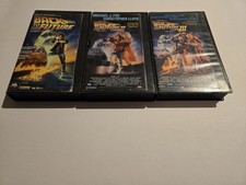 Back to the Future I, II, III Trilogy Michael J Fox 3 VHS Lot Set