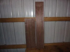 2 PC WALNUT LUMBER WOOD KILN DRIED BOARDS LOT F304F END MATCH 7/8" THICK FLAT