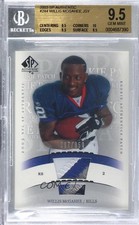2003 SP Authentic Rookie Authentics Willis McGahee BGS 9.5 GEM MINT Patch 9b4