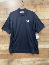 New With Tags Cutter and Buck Black Golf Polo Size Large