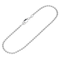 Armband 925 Sterling Silber 19Cm Kugelkette Rund Damen Designer Armbandkette