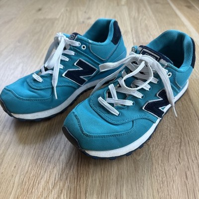 New Balance 574 Women's Sz 7.5 Running Shoes Teal / Navy 