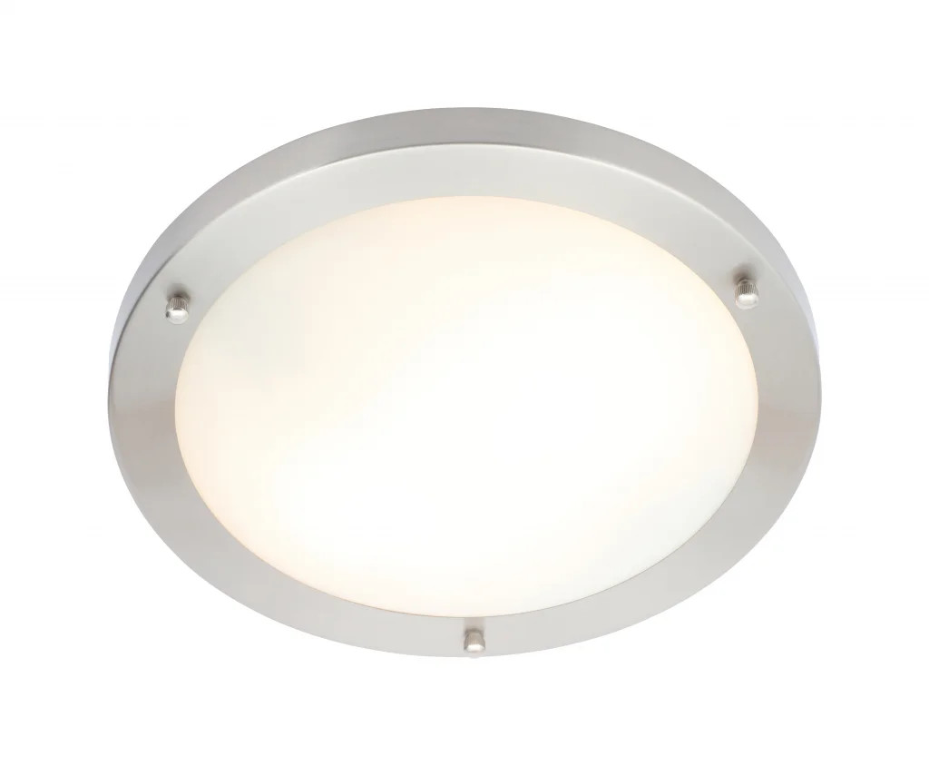 Bathroom Light Silver Delphi IP44 Satin Nickel 310mm Spa SPA-34050-SNIC