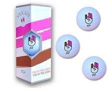 Shocker 69 2 Pink 1 Stink Golf Balls Men Adult Funny Gag Gift Father Dad Husband