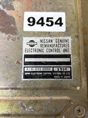 1985 85 Nissan 300ZX M/T Engine Computer ECU ECM OEM Part# A18-633
