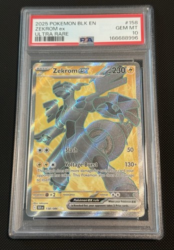 Zekrom ex graded PSA 10 for sale on eBay