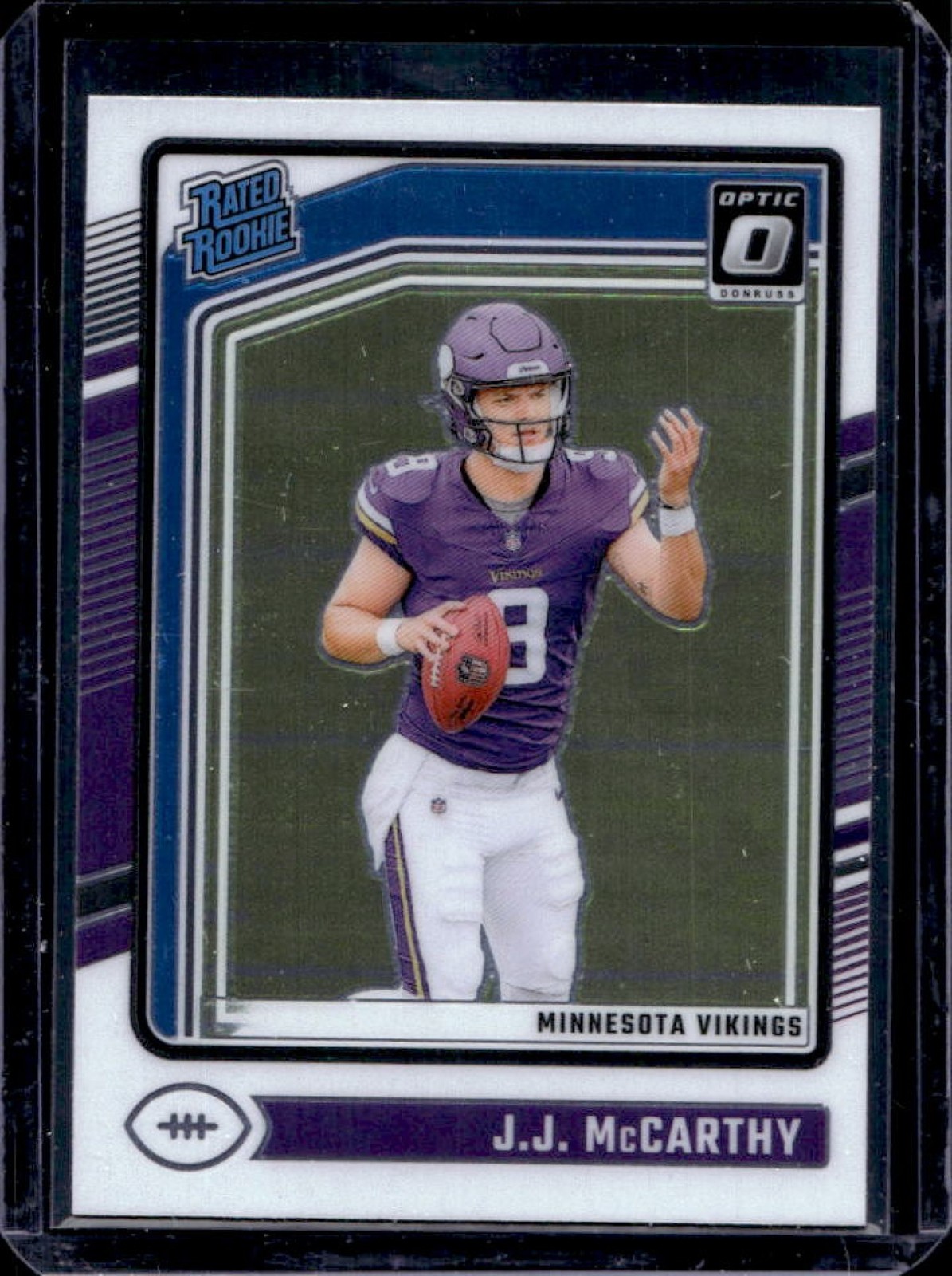 2024 Donruss Optic J.J. McCarthy Rated #235 Vikings