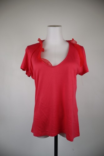 Emporio Armani, Emporio Armani T-Shirt Femme Casual Vintage Rose, Manches Courtes, Coton Modal