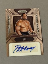 Faarooq Auto WWE 2024 Panini Prizm Sensational Signature Ron Simmons Autograph