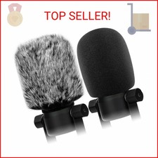 Windscreen Pop Filter Compatible with Rode Podmic, Procaster, Podcaster, NT1, NT